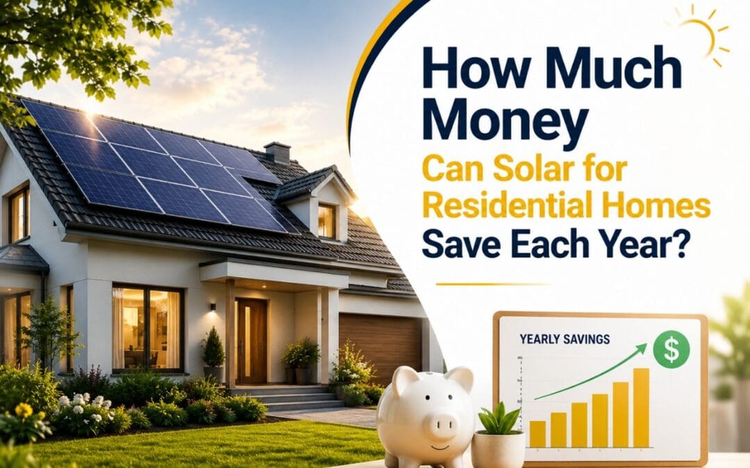 How Much Money Can Solar for Residential Homes Save Each Year?