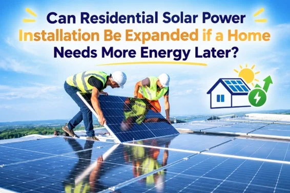 Can Residential Solar Power Installation Be Expanded if a Home Needs More Energy Later?